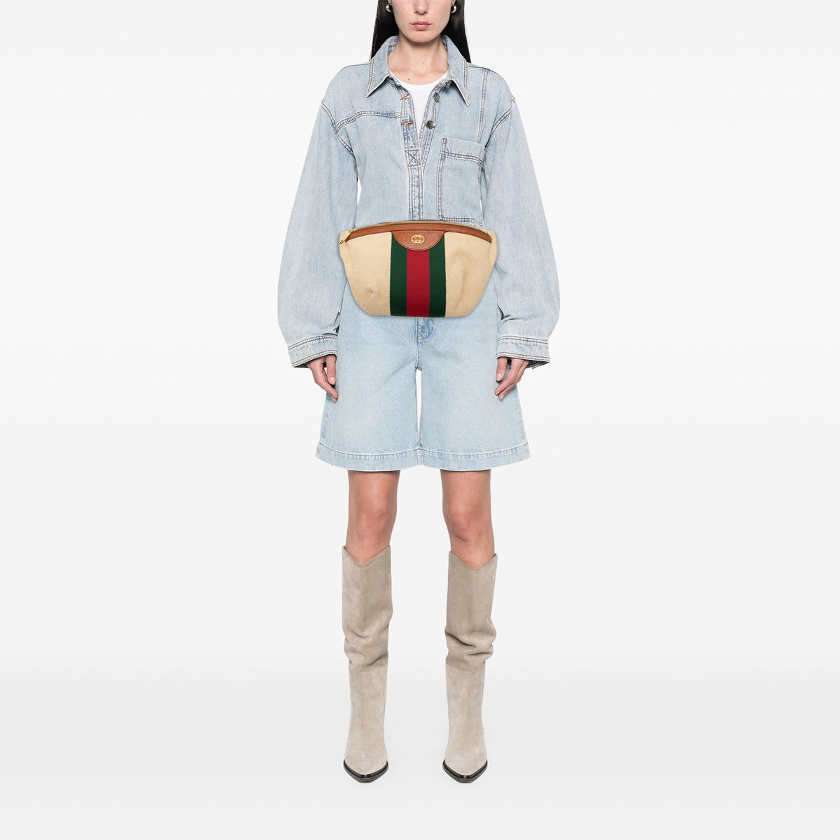 Gucci Canvas Web Belt Bag