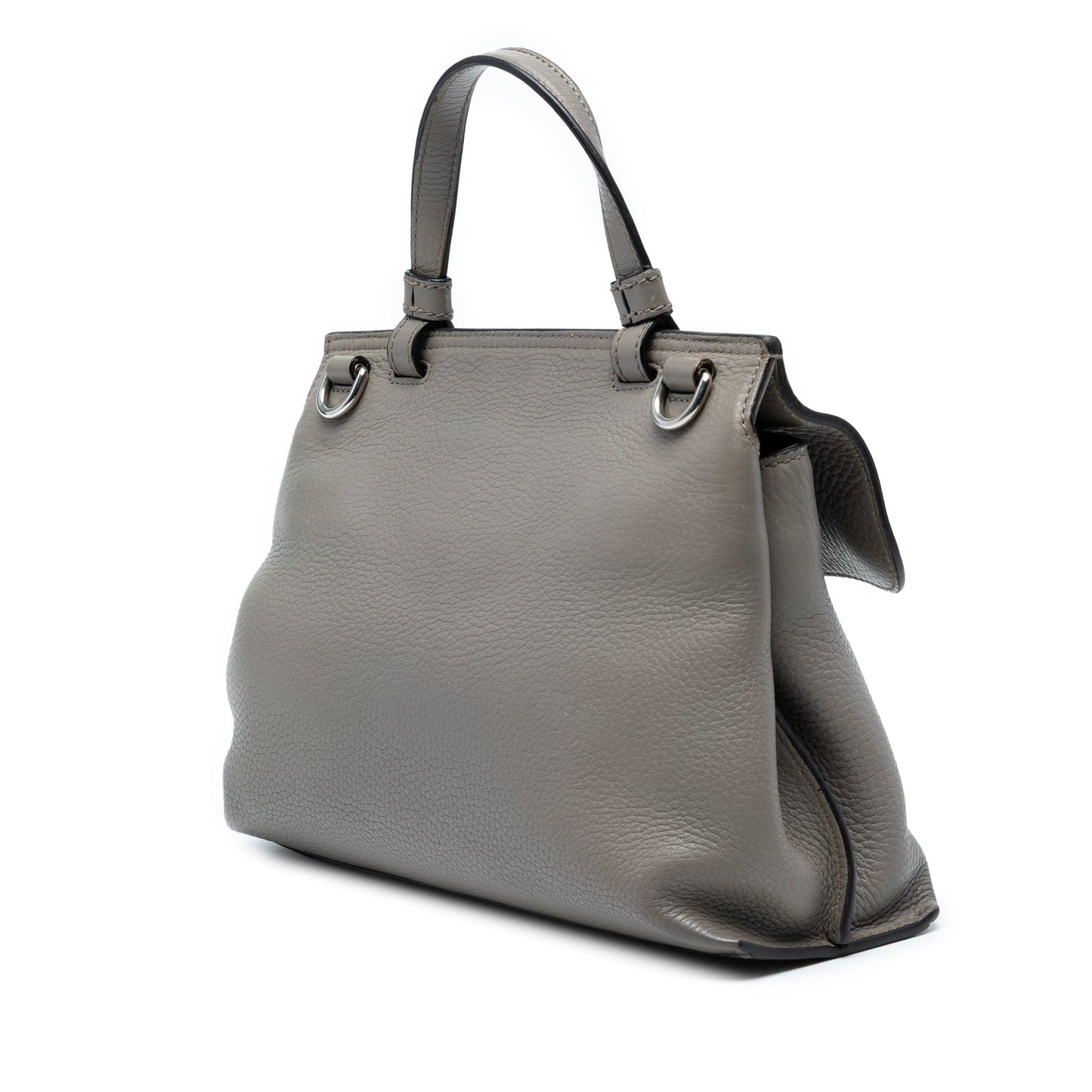 Gucci Small Calfskin Bamboo Daily Satchel