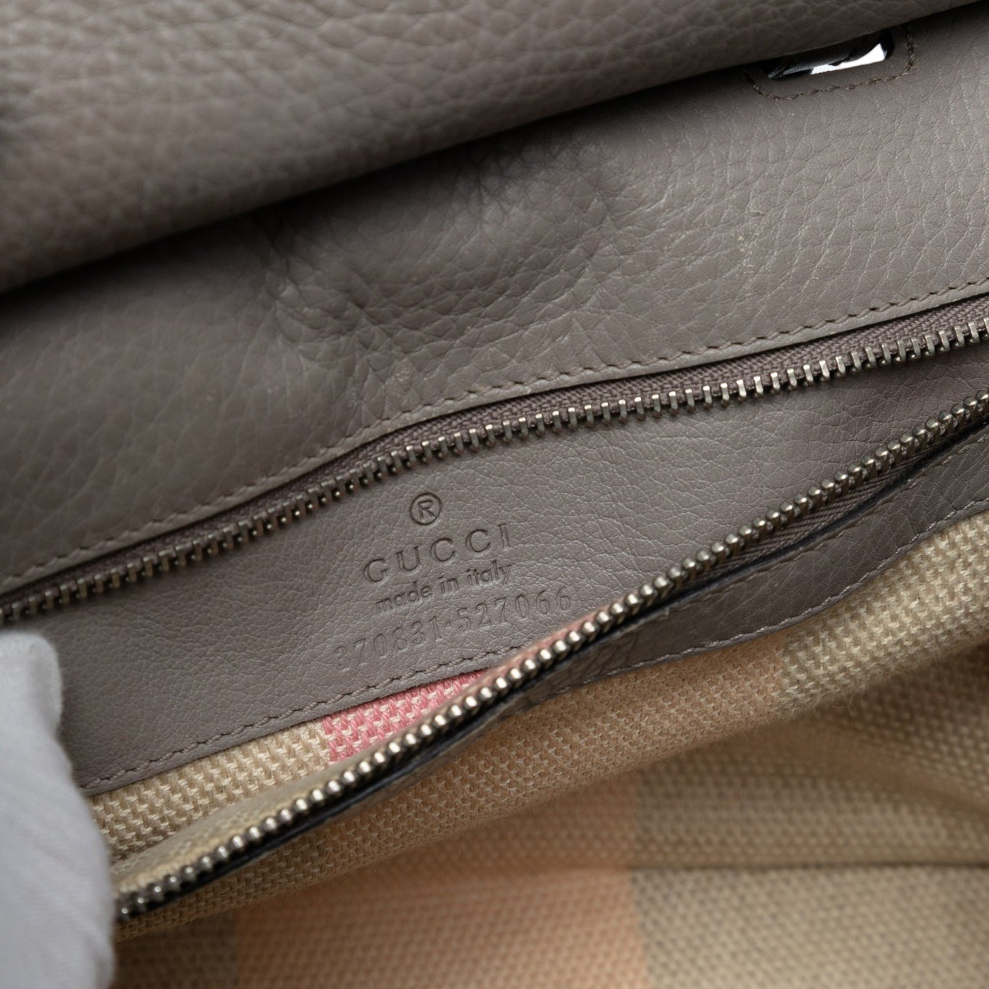 Gucci Small Calfskin Bamboo Daily Satchel