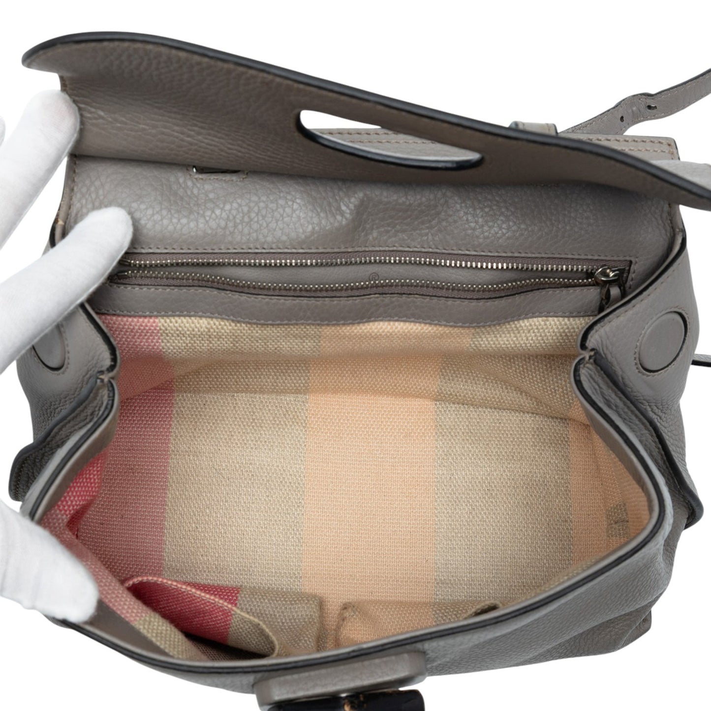 Gucci Small Calfskin Bamboo Daily Satchel