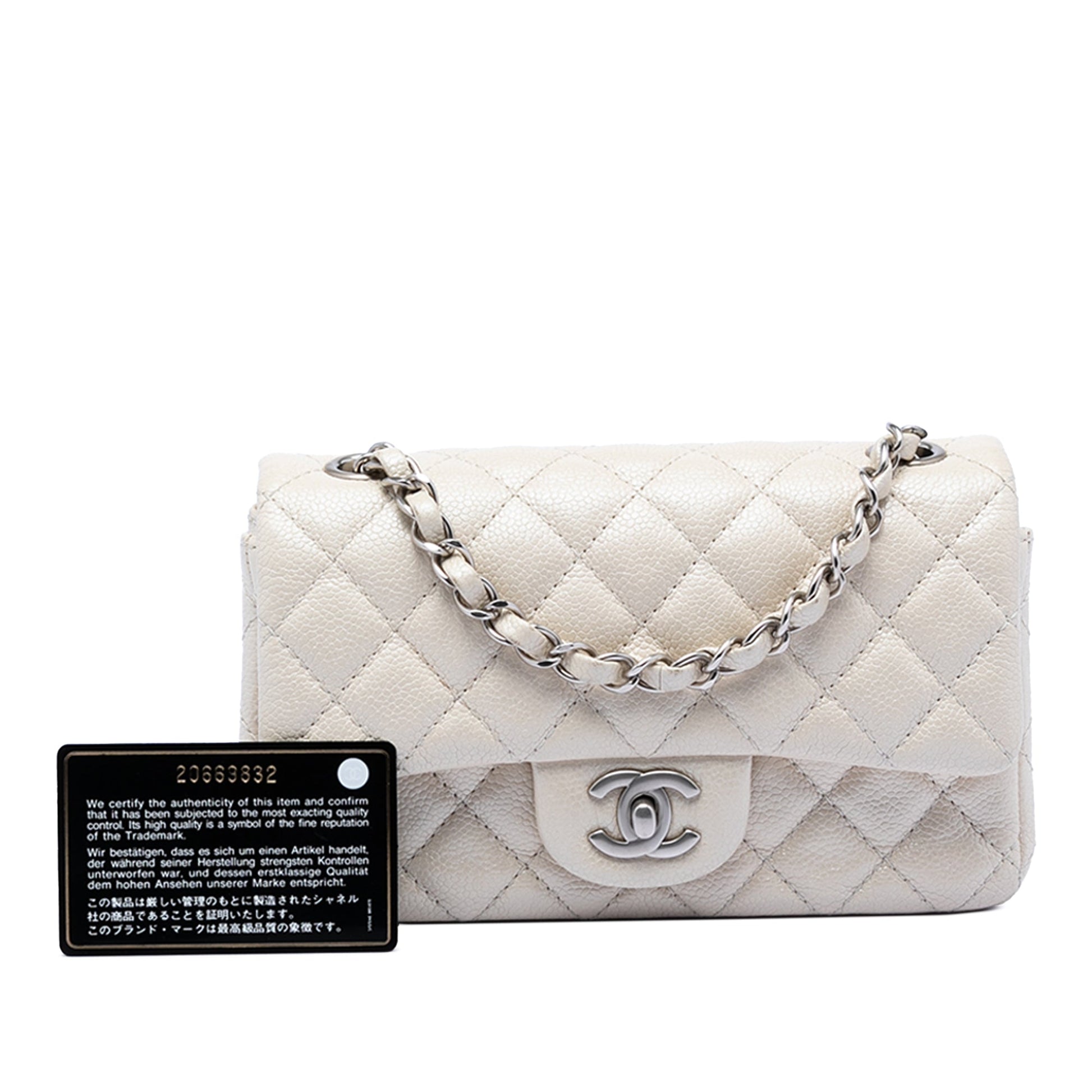 Chanel Mini Rectangular Classic Caviar Single Flap