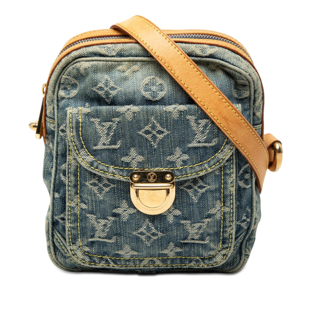 Louis Vuitton Monogram Denim Camera Bag