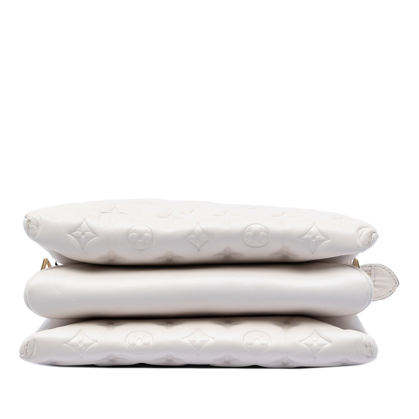 Louis Vuitton Monogram Embossed Puffy Lambskin Coussin PM