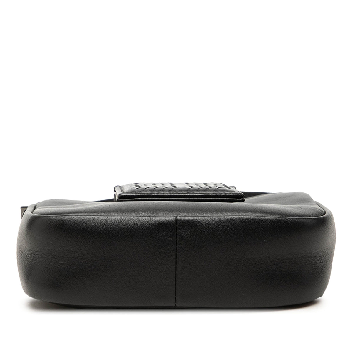 Givenchy Mini Calfskin Textured Logo Handbag — Black