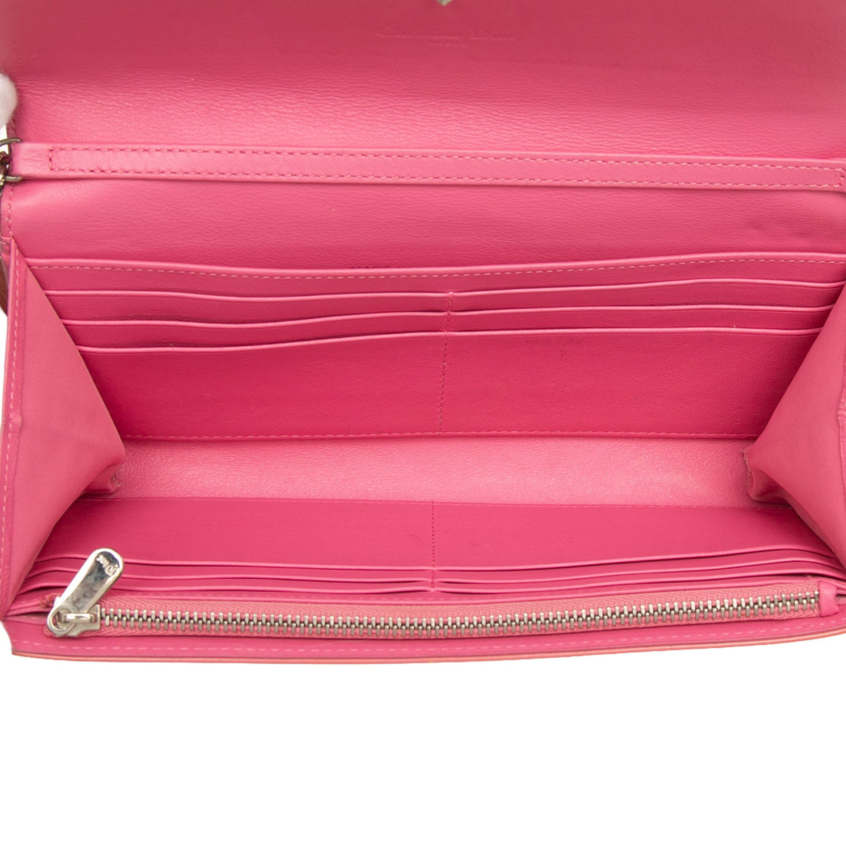 Dior Patent Cannage Lady Dior Wallet On Chain
