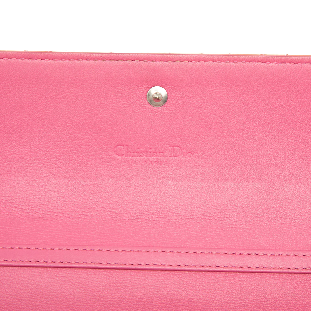 Dior Patent Cannage Lady Dior Wallet On Chain