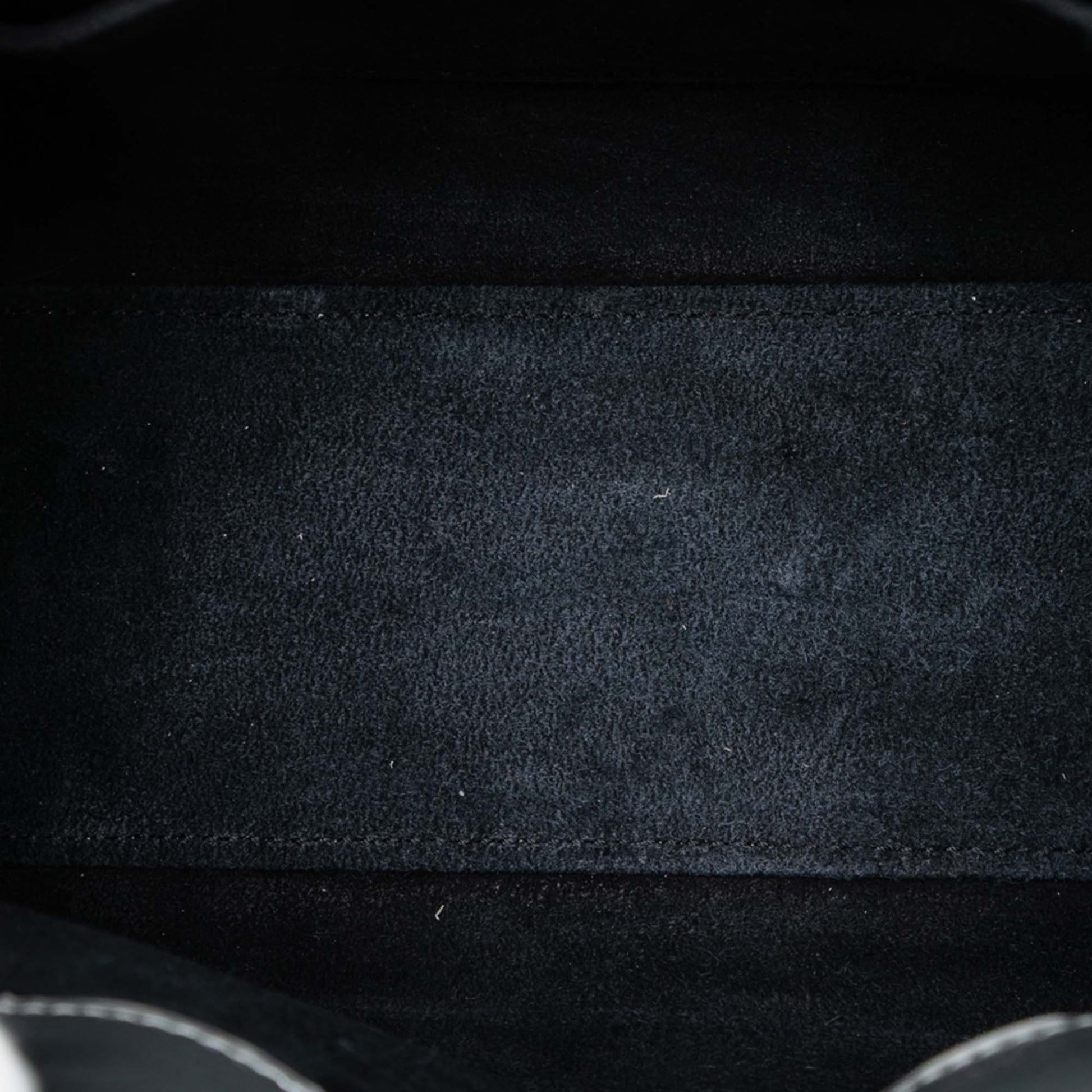Saint Laurent Nano Metallic Crinkled Calfskin Supple Sac De Jour Satchel