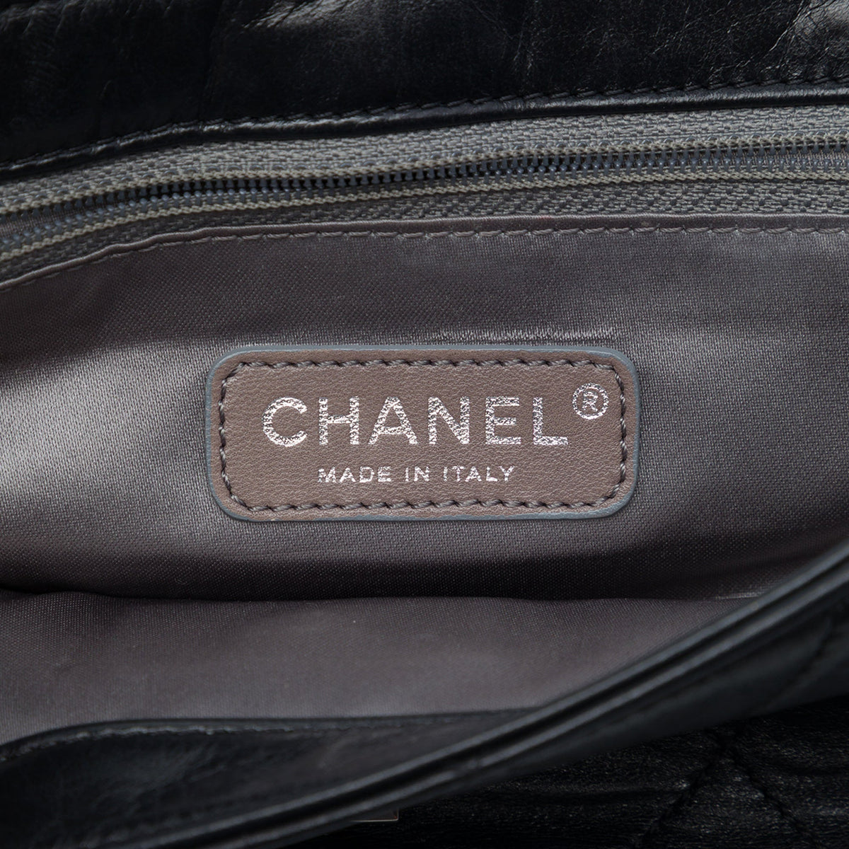 Chanel Quilted Lambskin East West Mademoiselle Flap — Black