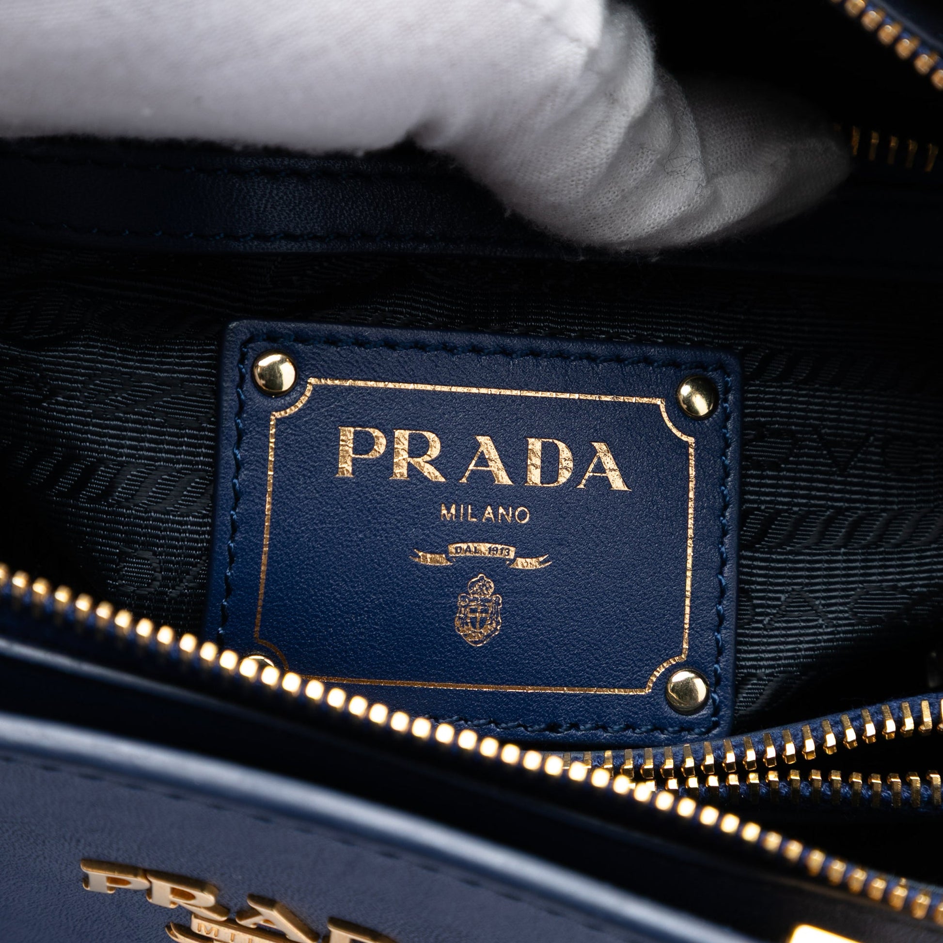 Prada Vitello Lux Satchel