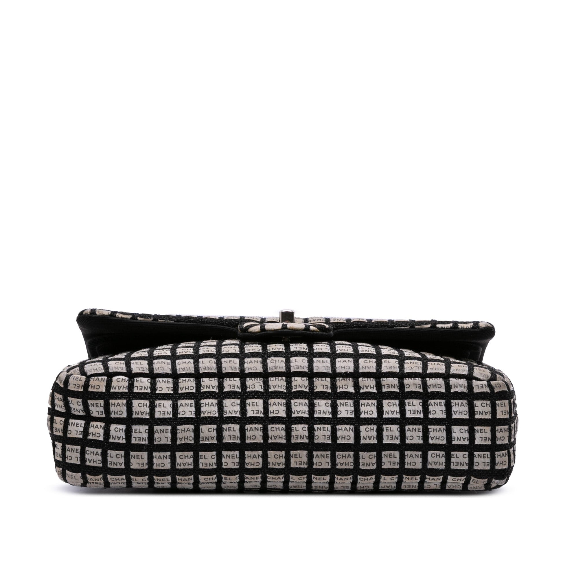 Chanel Medium Classic Ribbon Tweed Double Flap