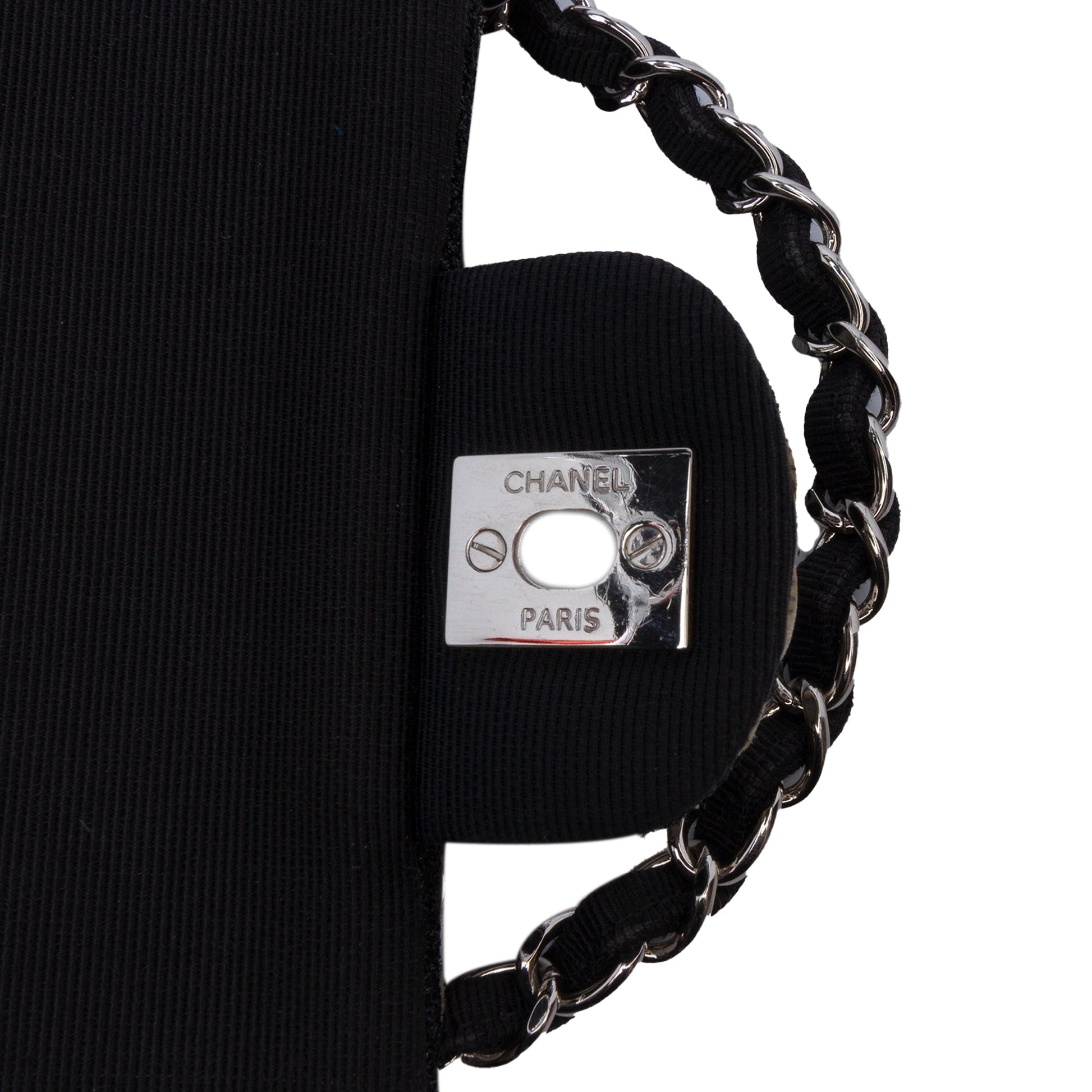 Chanel Medium Classic Ribbon Tweed Double Flap