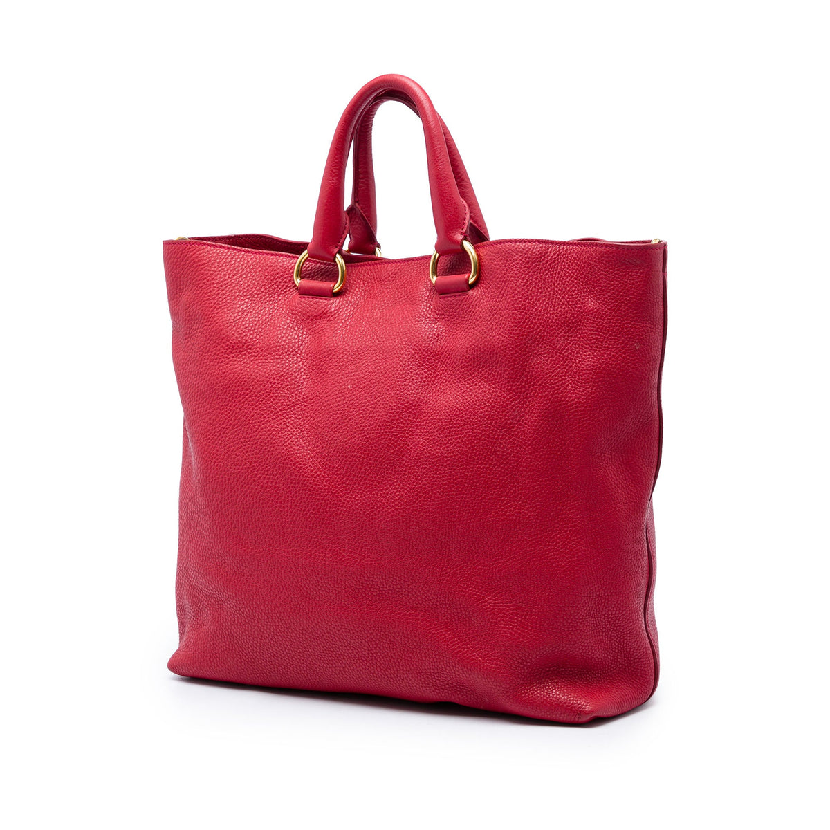 Prada Vitello Daino Open Convertible Tote