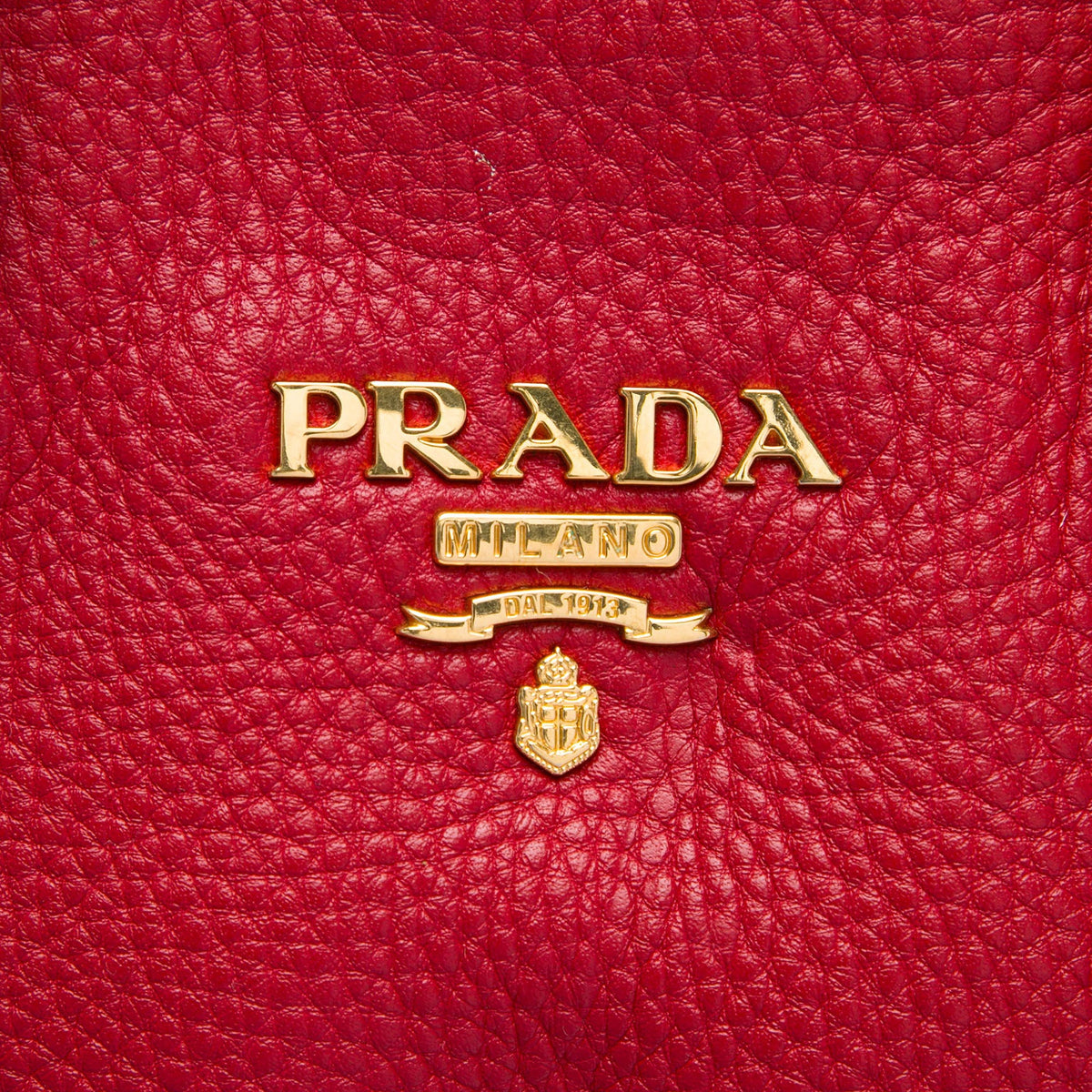 Prada Vitello Daino Open Convertible Tote