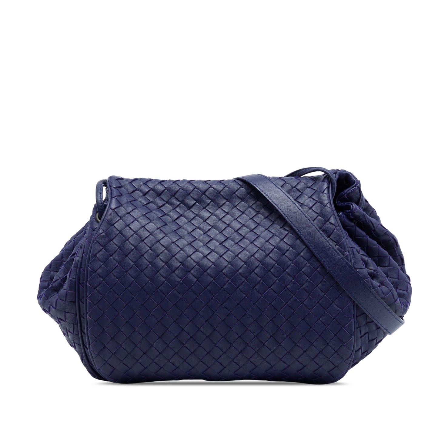 Bottega Veneta Nappa Intrecciato Flap Crossbody