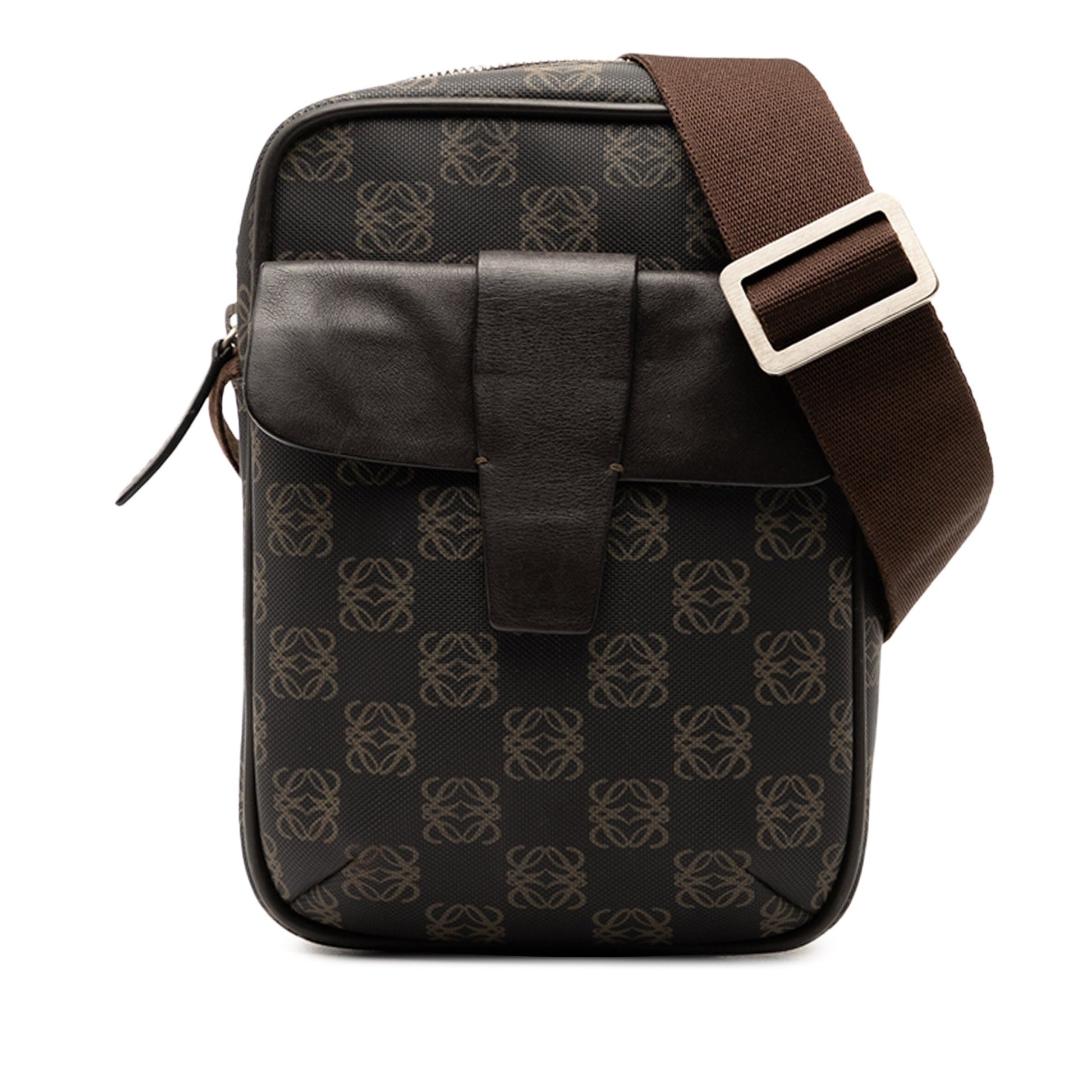 LOEWE Anagram Coated Canvas Crossbody