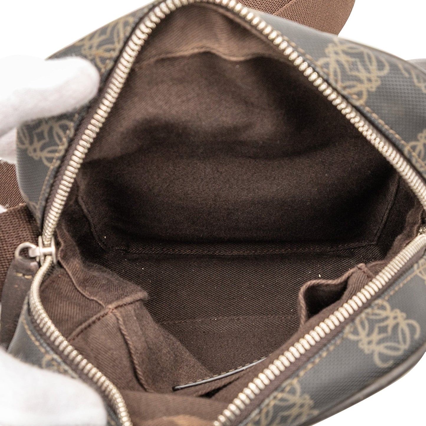 LOEWE Anagram Coated Canvas Crossbody