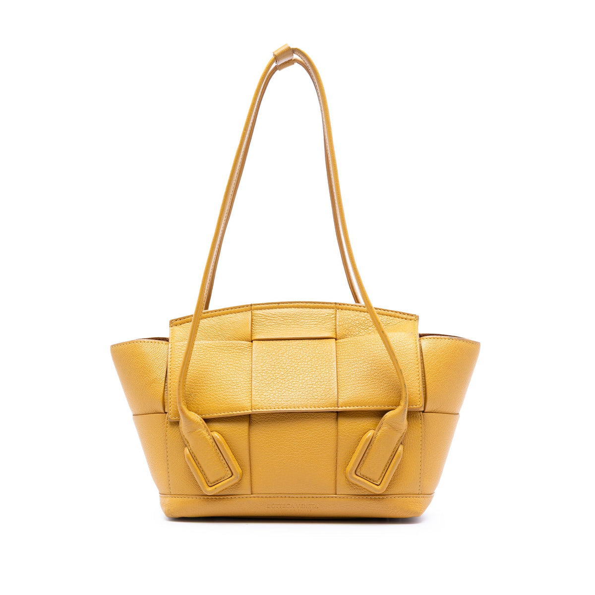Bottega Veneta Small Goatskin Maxi Intrecciato Arco Satchel
