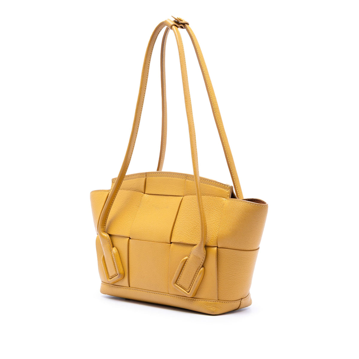 Bottega Veneta Small Goatskin Maxi Intrecciato Arco Satchel