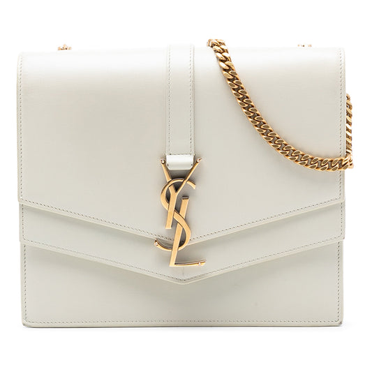 Saint Laurent Medium Leather Monogram Sulpice Crossbody
