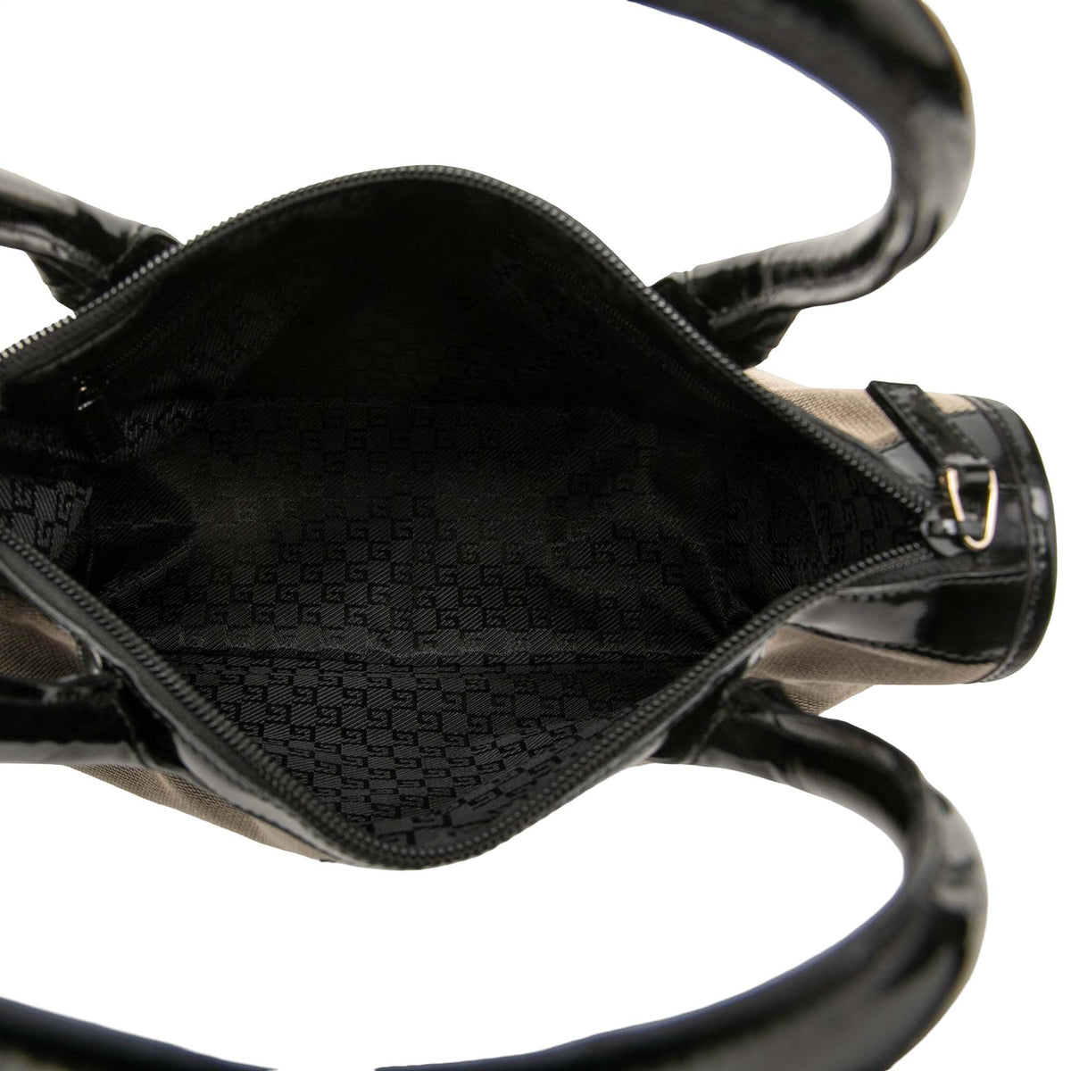 Gucci Canvas Handbag — Gray