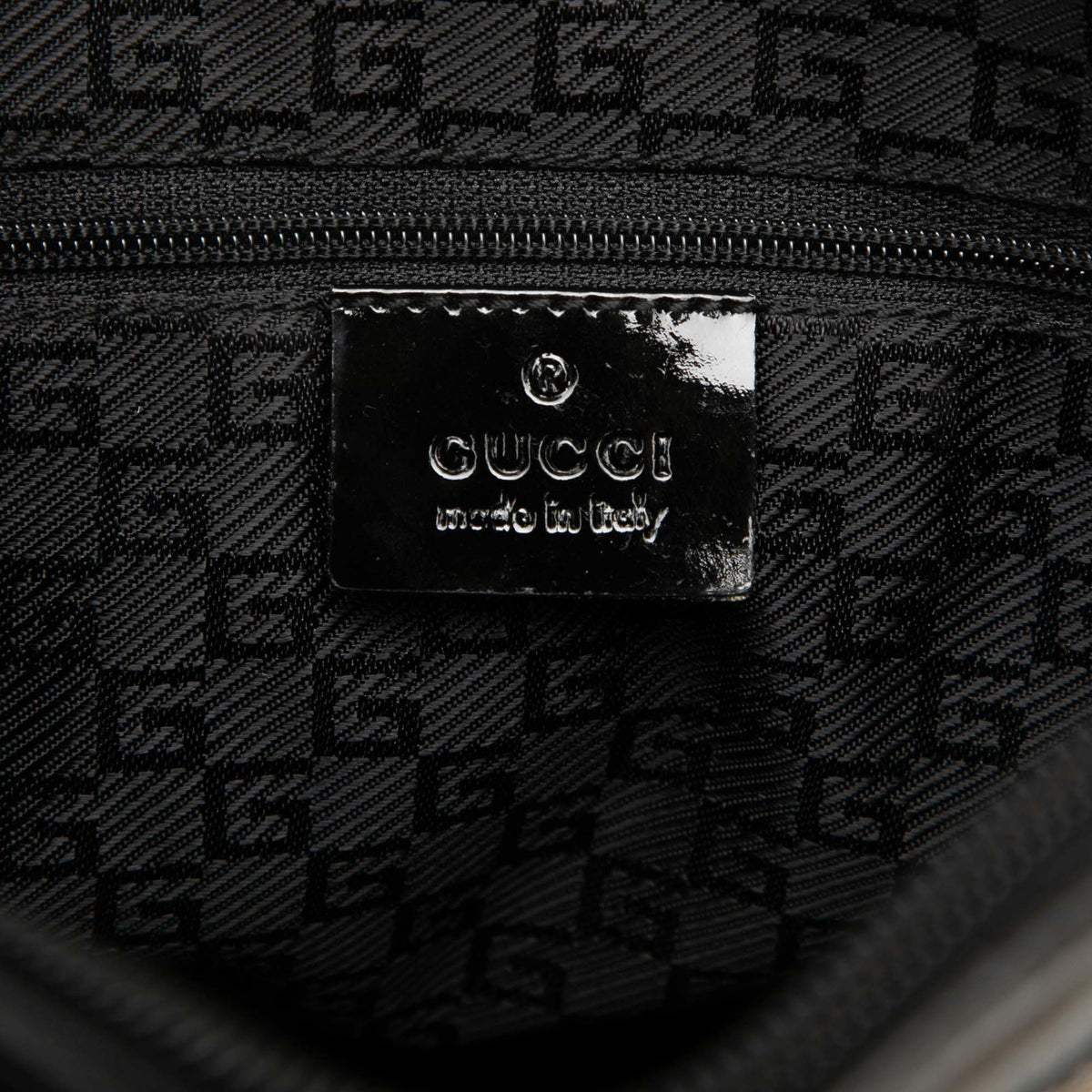 Gucci Canvas Handbag — Gray