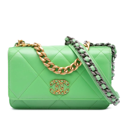 Chanel Quilted Lambskin 19 Wallet on Chain