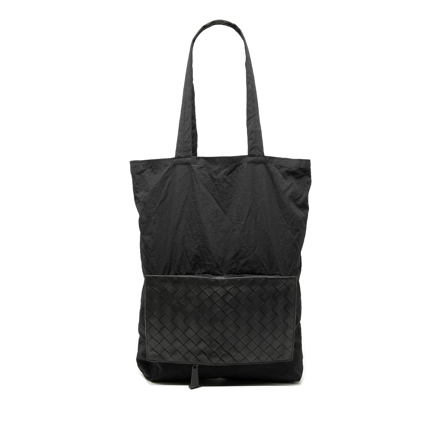 Bottega Veneta Intrecciato Trimmed Nylon Eco Tote