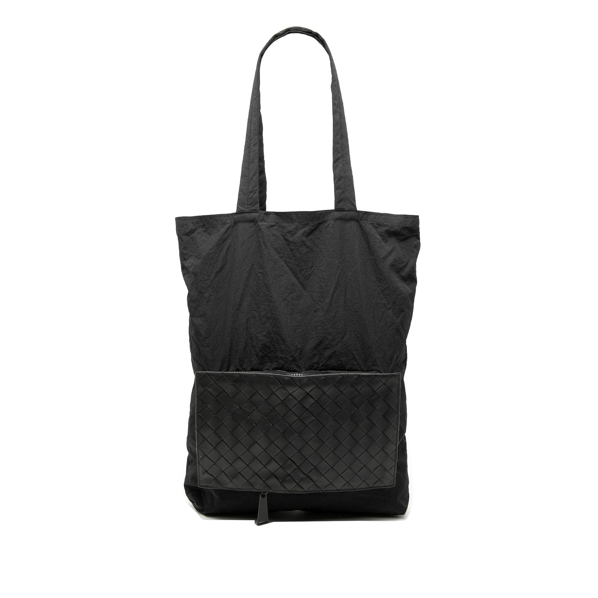 Bottega Veneta Intrecciato Trimmed Nylon Eco Tote
