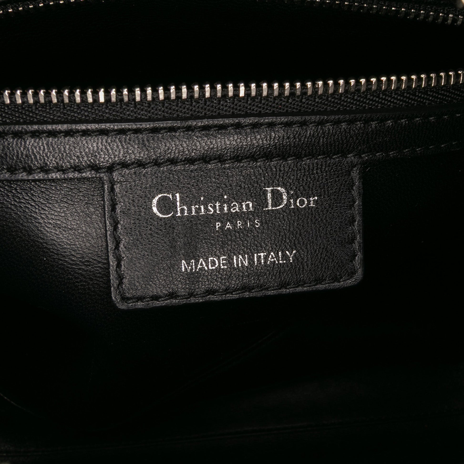 Dior Medium Smooth Calfskin Embroidered Beaded Floral Lady Dior