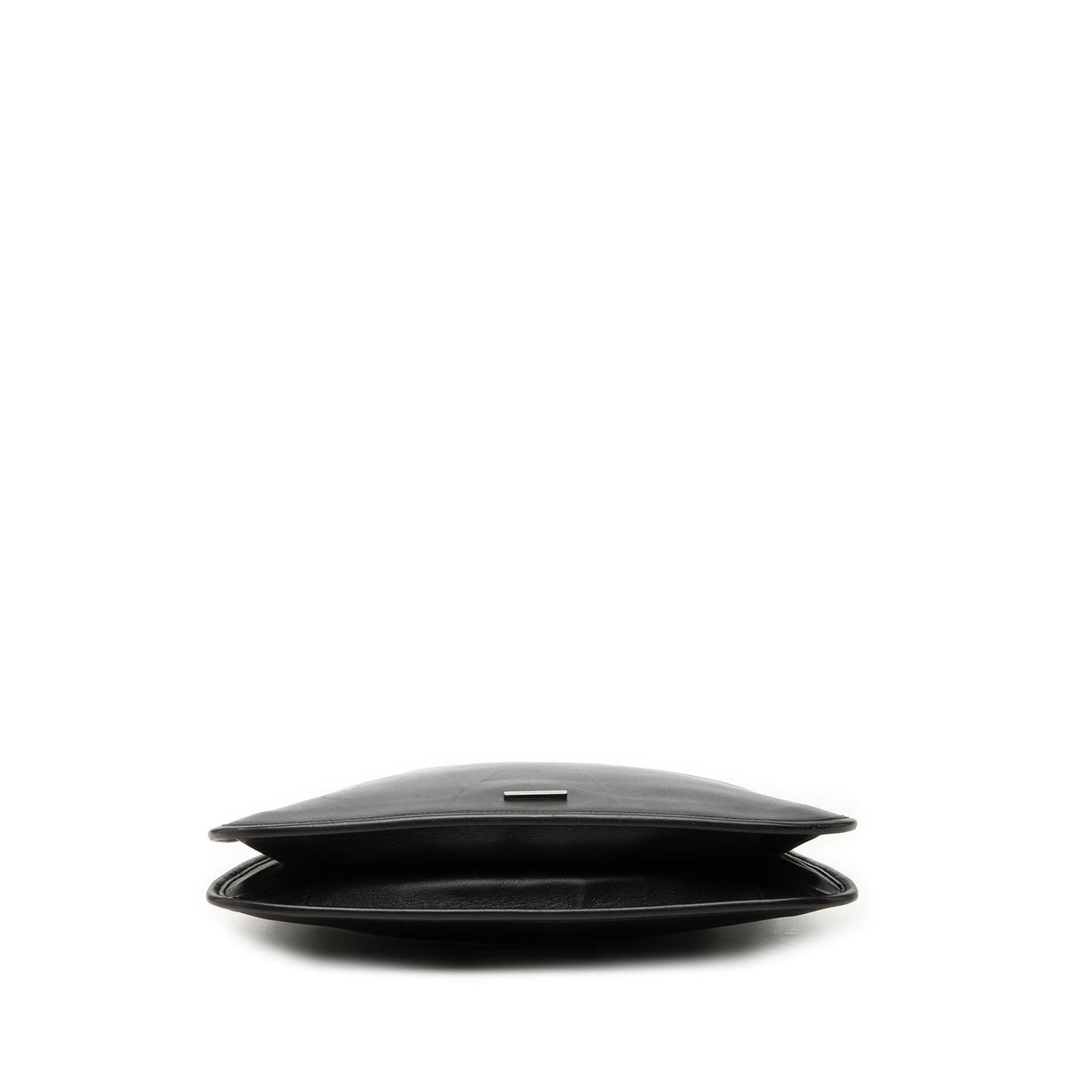 Gucci Calfskin Web Shoulder Bag — Black