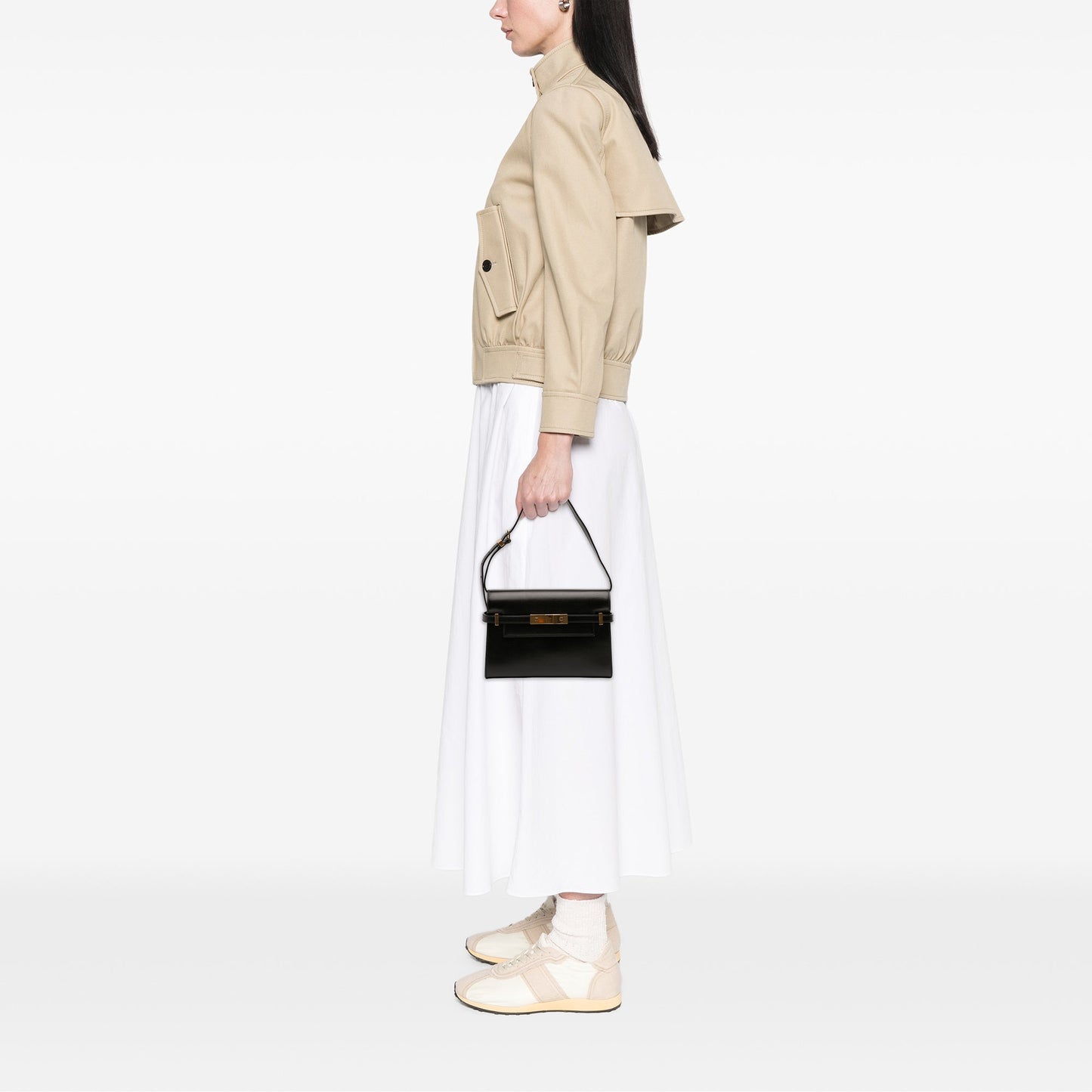 Saint Laurent Small Leather Manhattan Shoulder Bag
