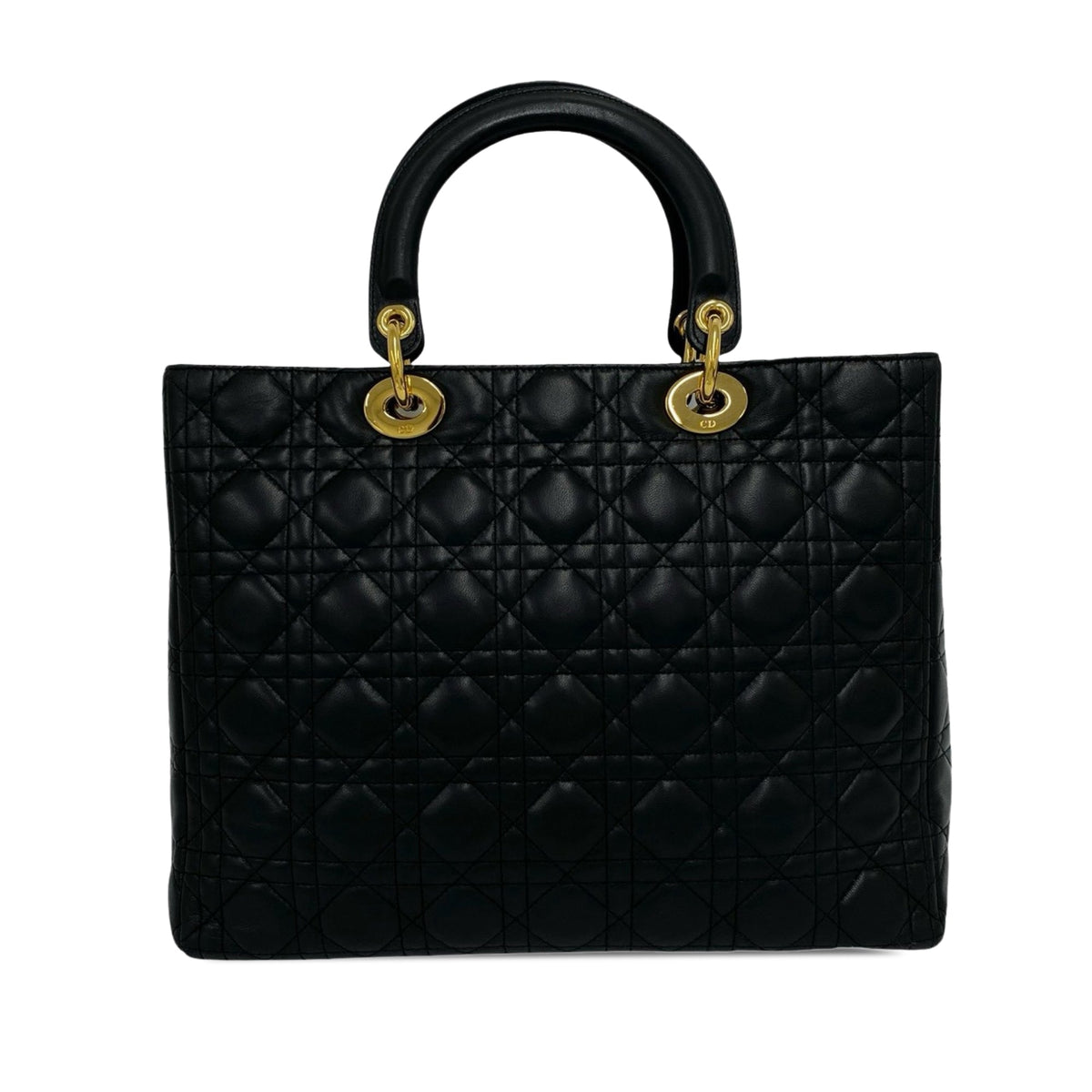 Dior Large Lambskin Cannage Lady Dior