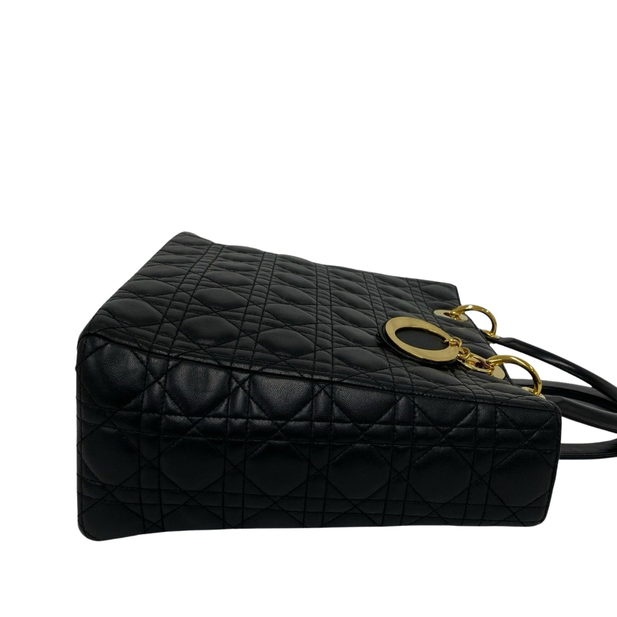 Dior Large Lambskin Cannage Lady Dior