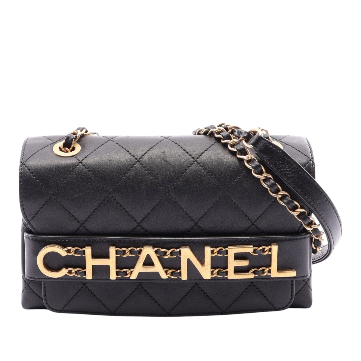 Chanel Small Quilted Calfskin Enchained Flap