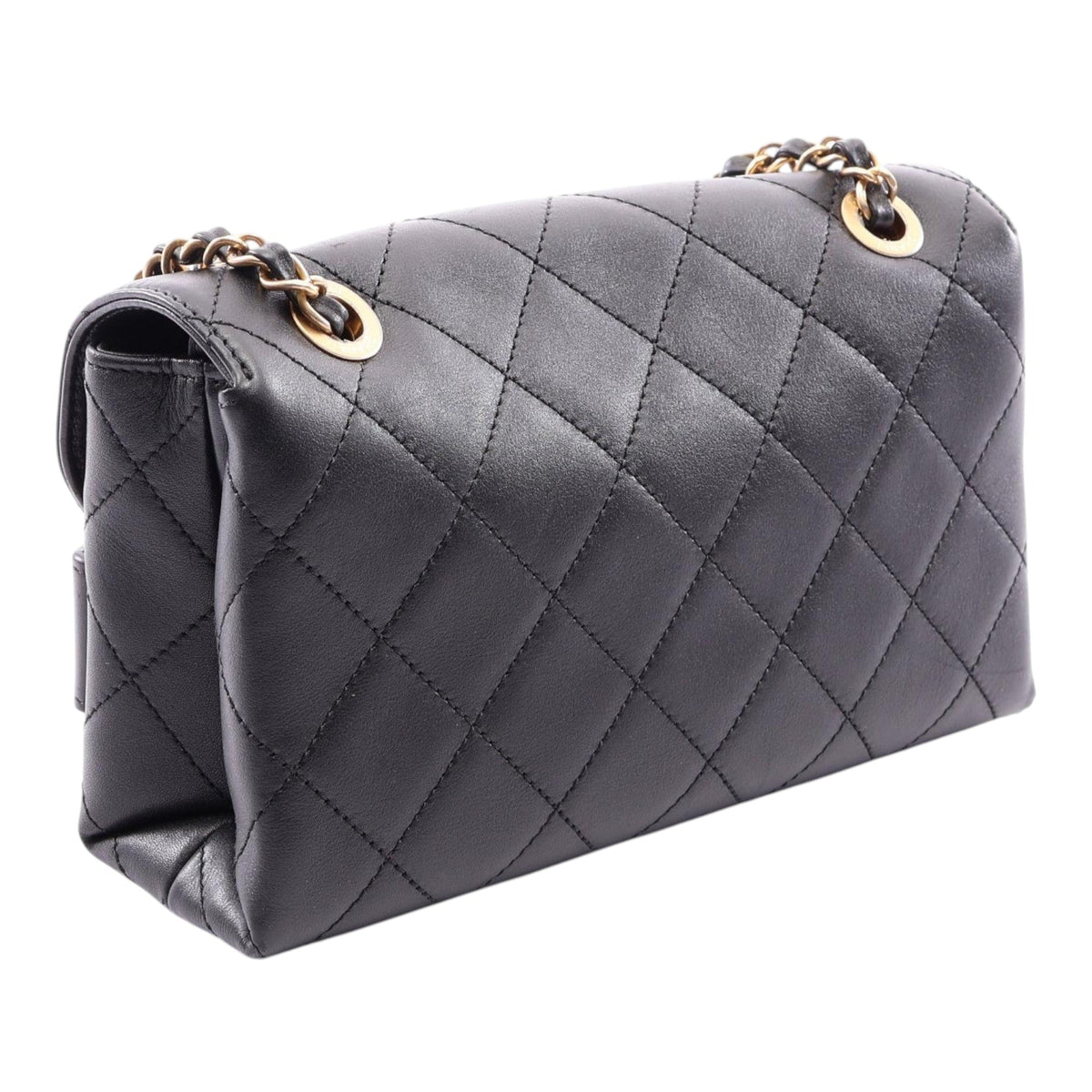 Chanel Small Quilted Calfskin Enchained Flap