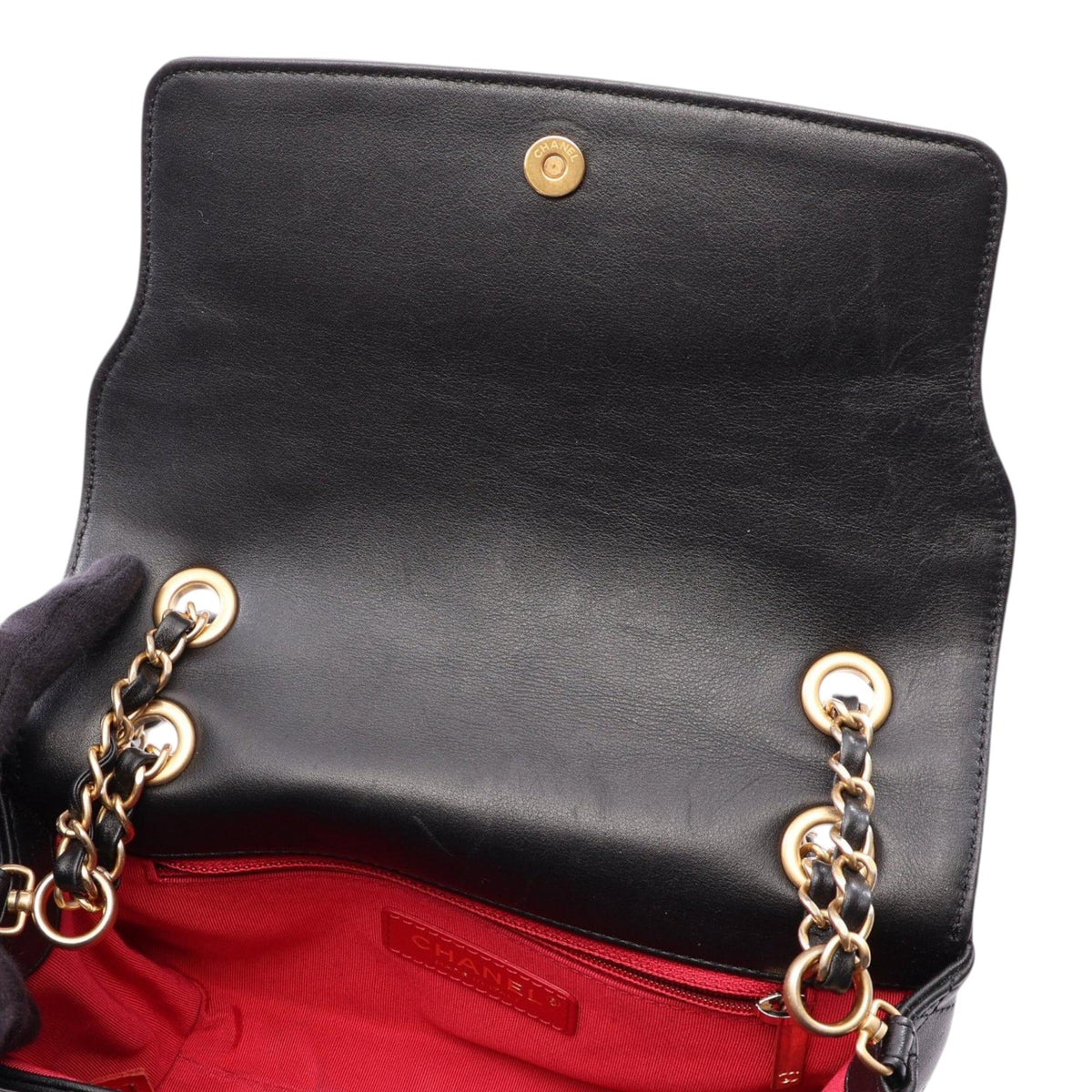Chanel Small Quilted Calfskin Enchained Flap