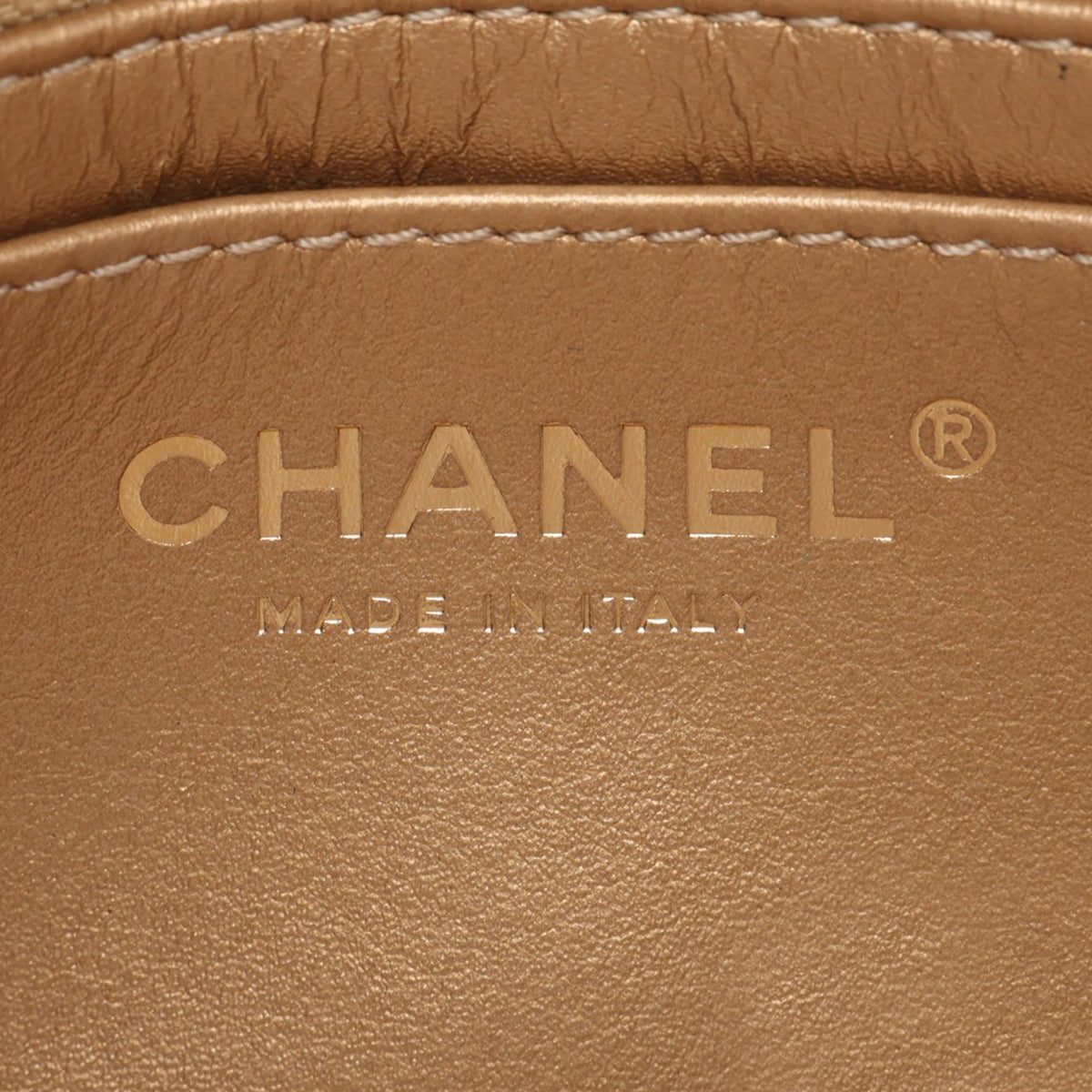 Chanel Mini Square Classic Lambskin Single Flap — White