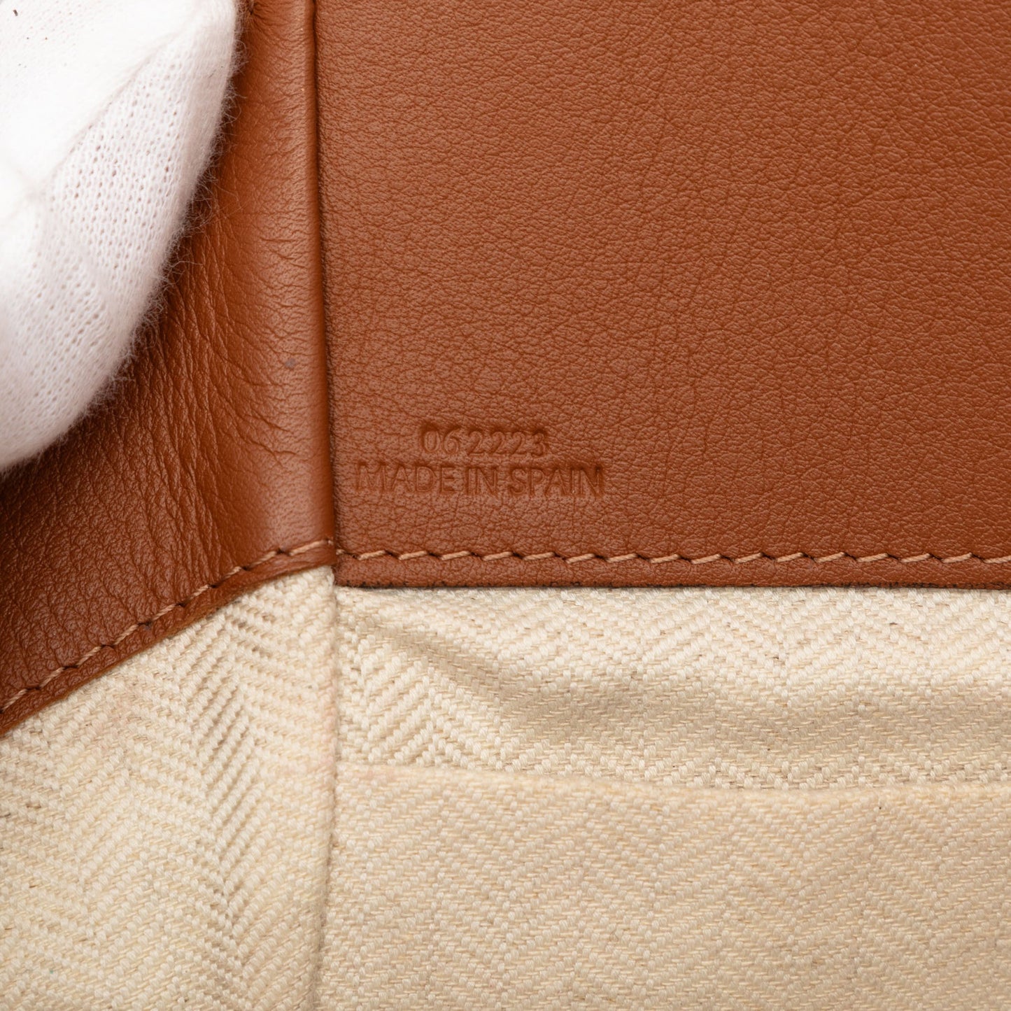 LOEWE Mini Leather Drawstring Hammock Bag