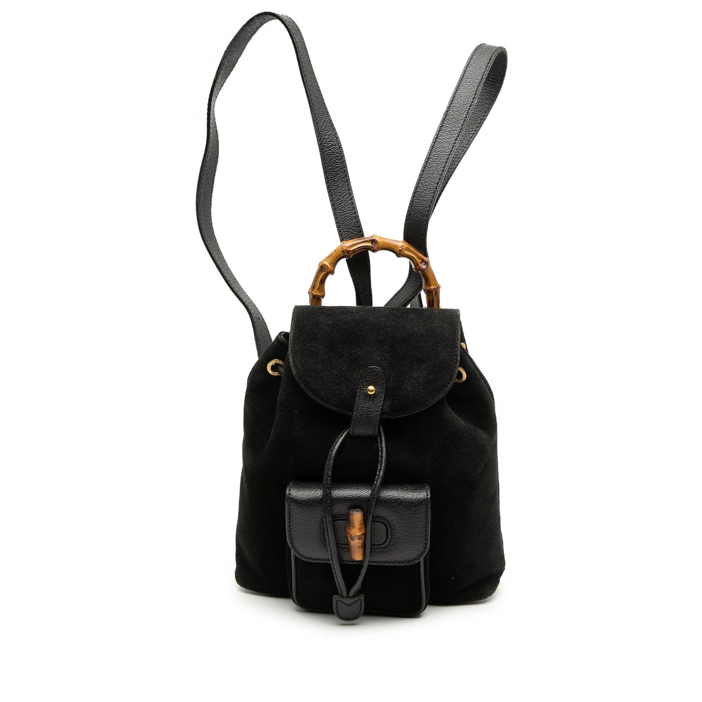 Suede Bamboo Backpack