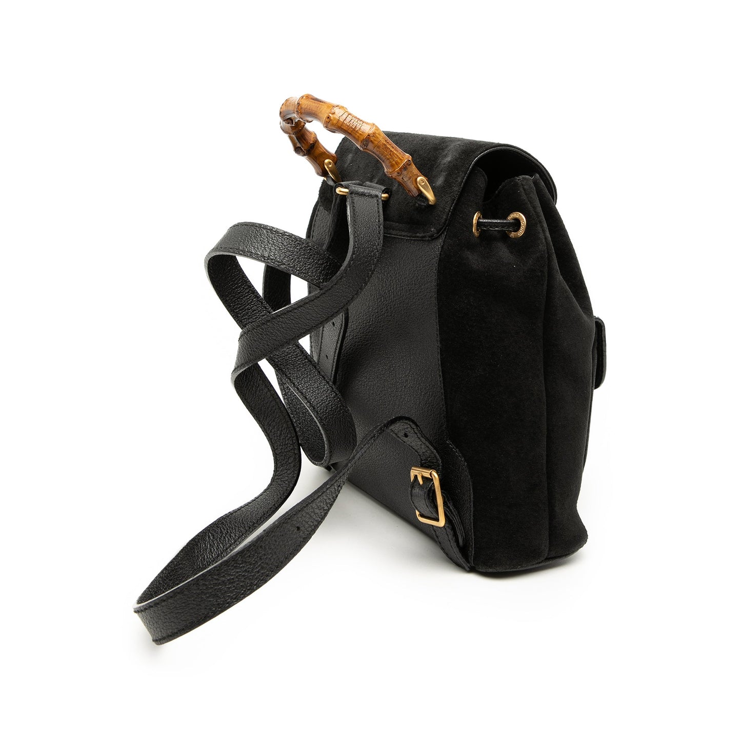 Suede Bamboo Backpack