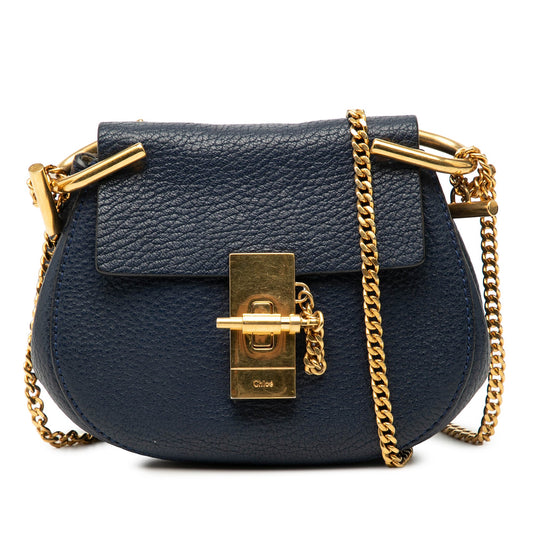 Chloé Mini Leather Drew Crossbody