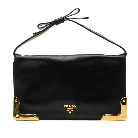 Prada City Calf Bow Handbag