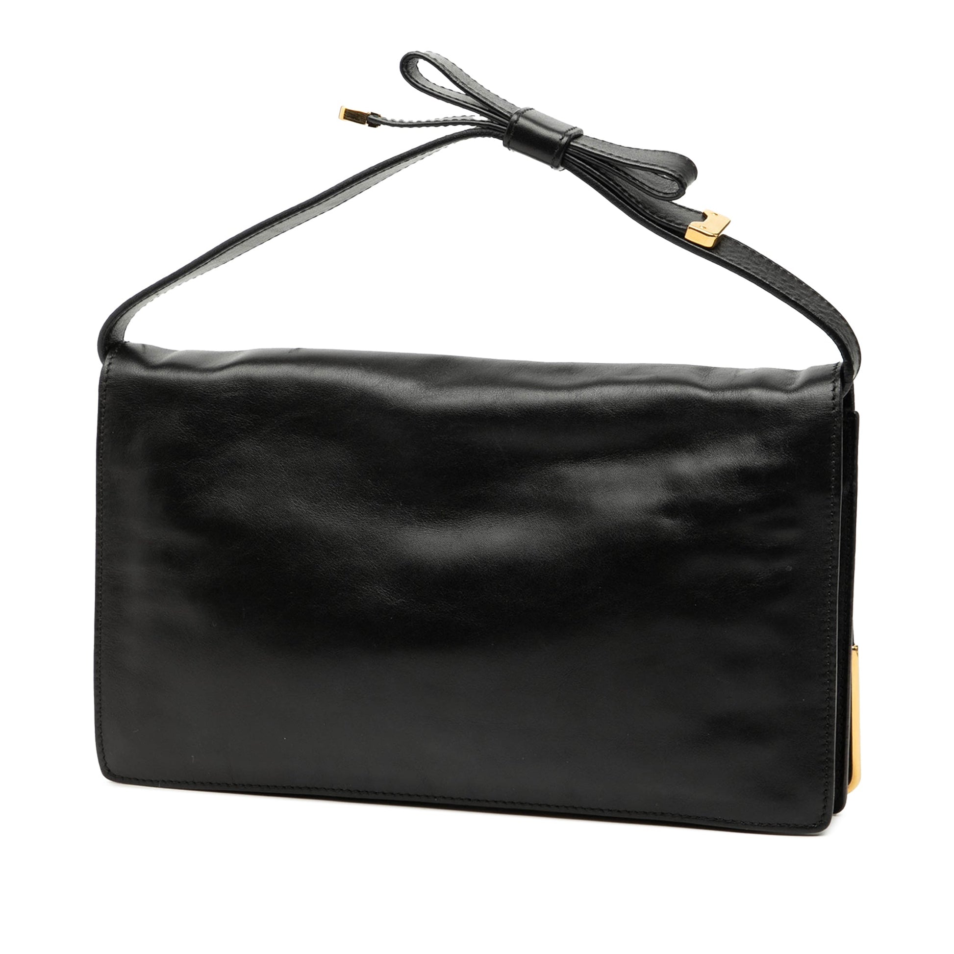 Prada City Calf Bow Handbag