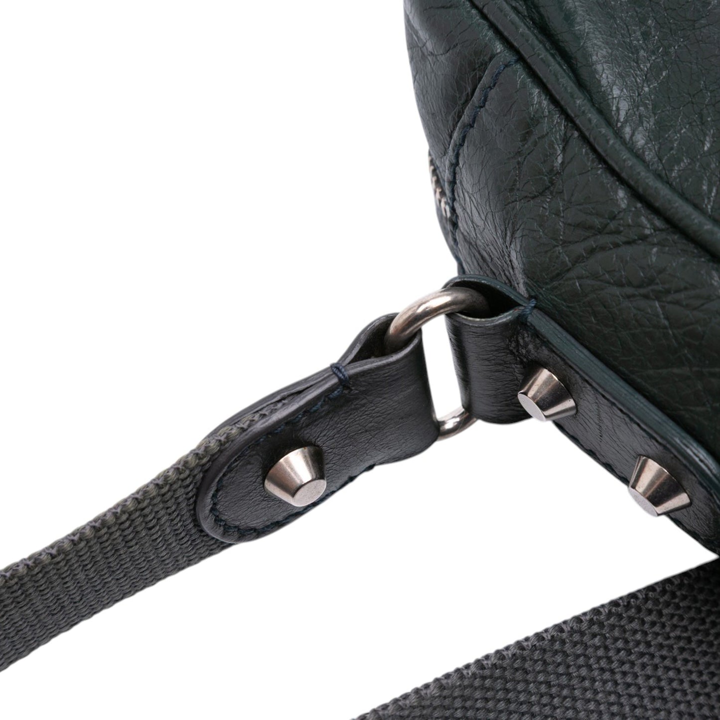 Balenciaga Lambskin Motocross Classic Reporter Crossbody