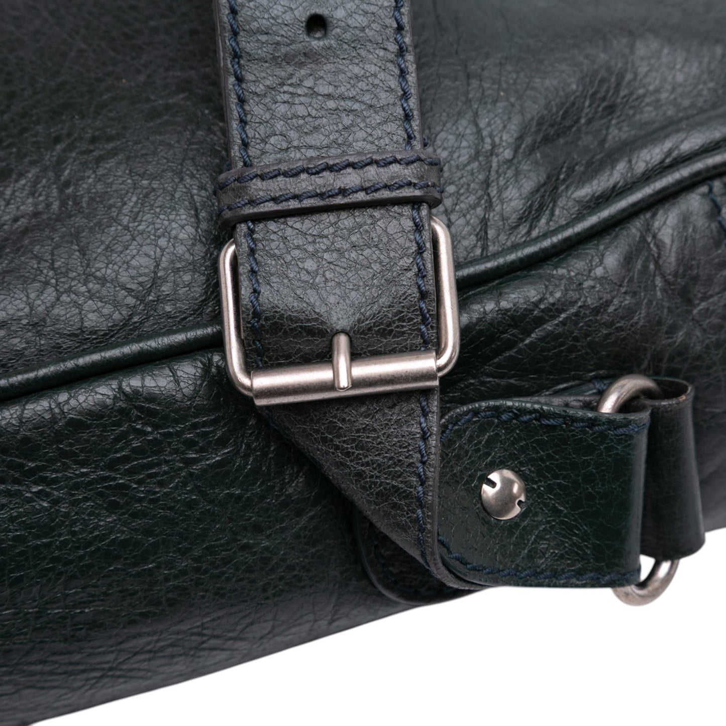 Balenciaga Lambskin Motocross Classic Reporter Crossbody
