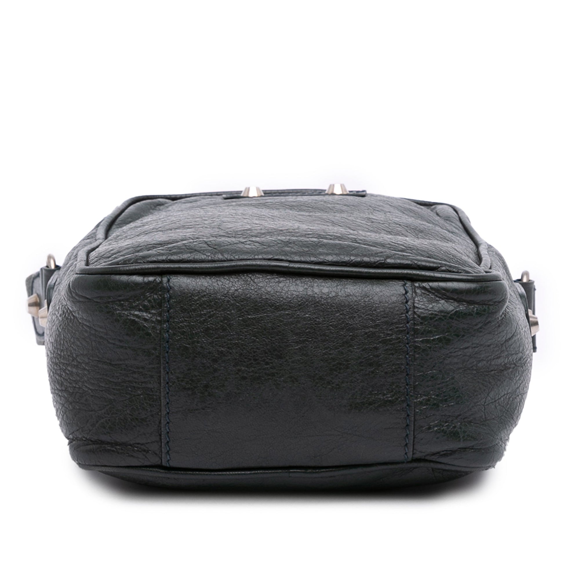 Balenciaga Lambskin Motocross Classic Reporter Crossbody