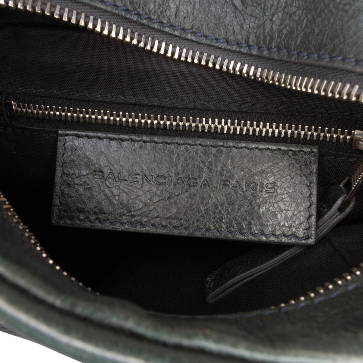 Balenciaga Lambskin Motocross Classic Reporter Crossbody