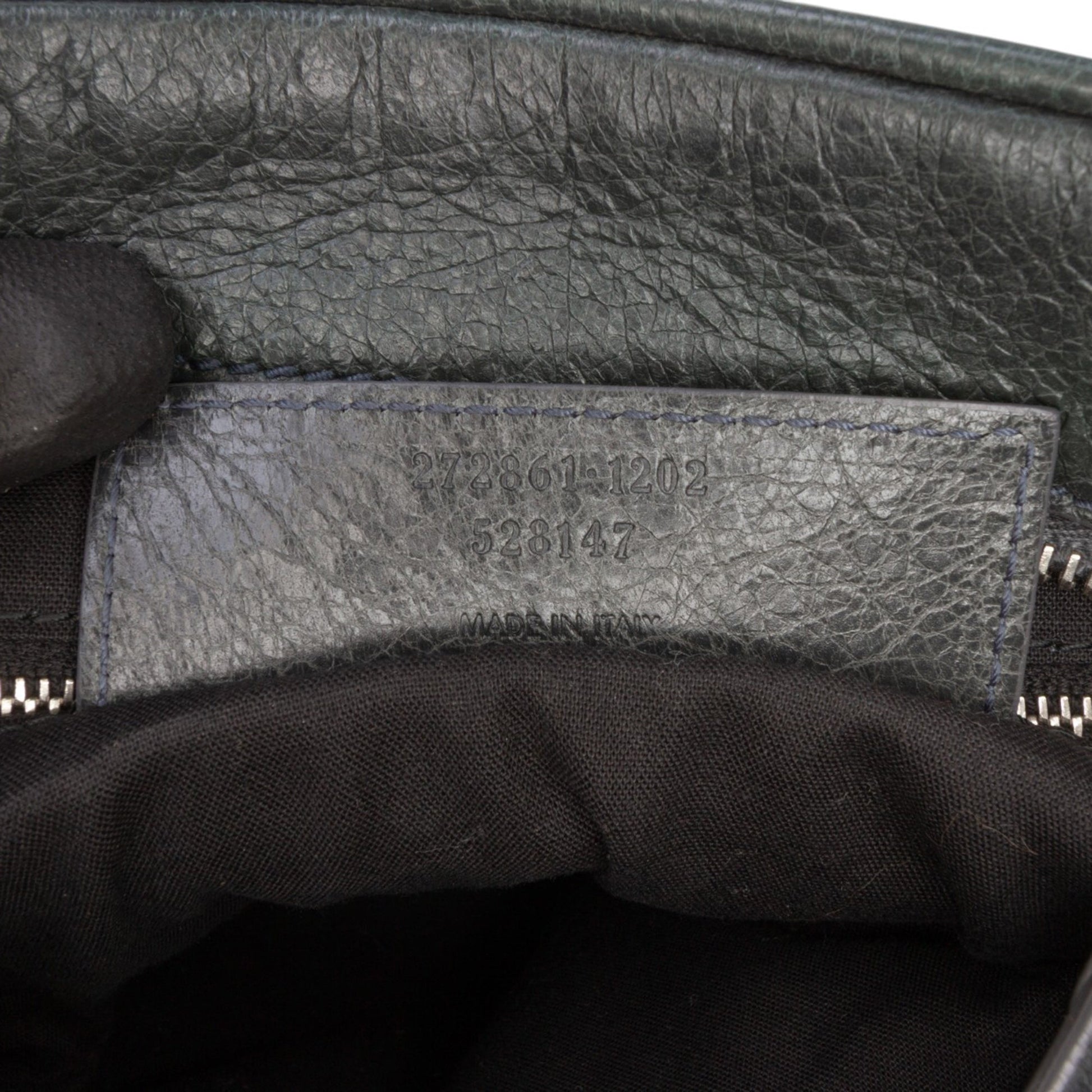 Balenciaga Lambskin Motocross Classic Reporter Crossbody