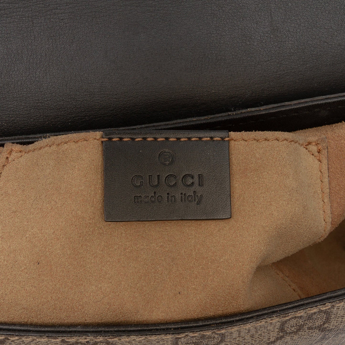 GG Supreme Web Padlock Crossbody