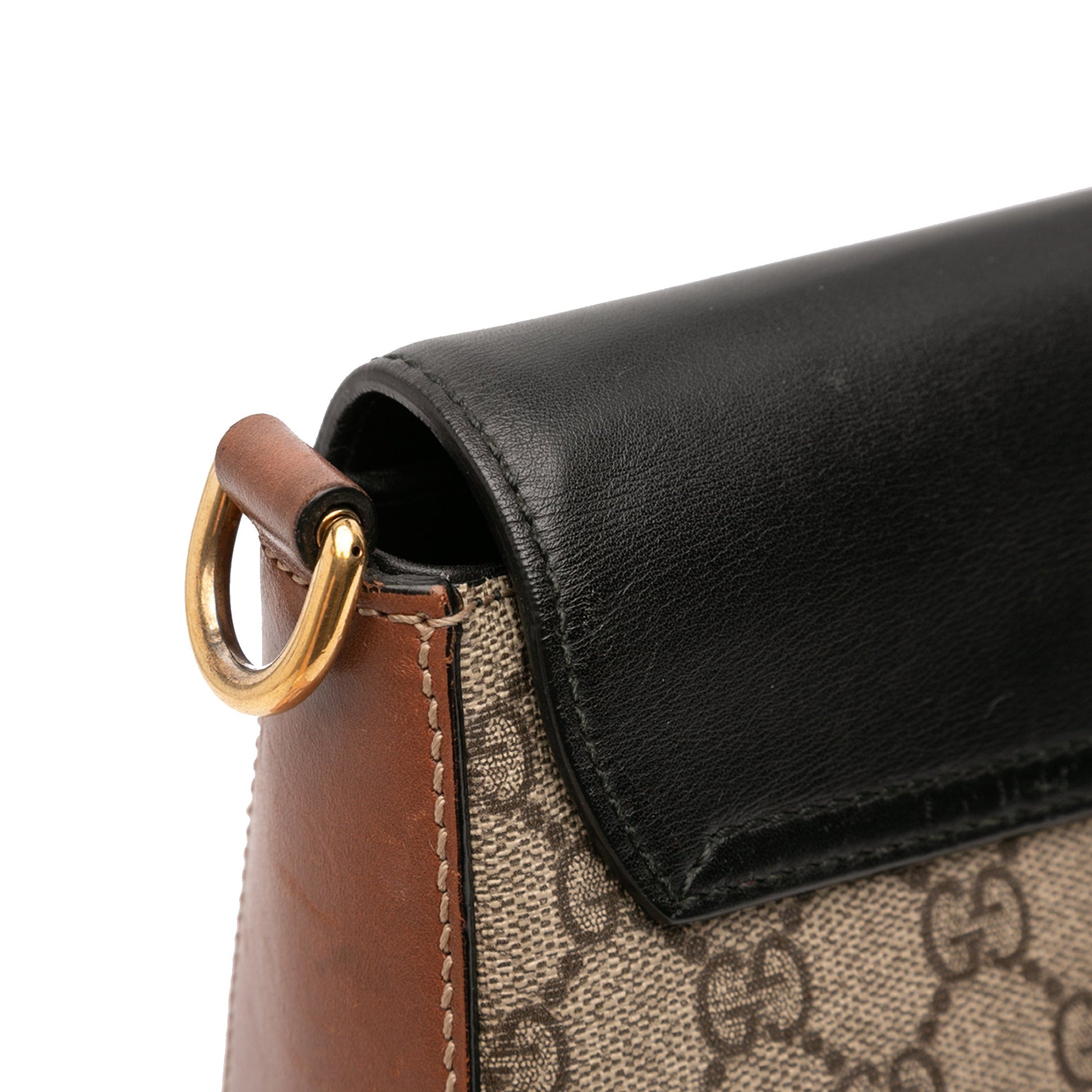 GG Supreme Web Padlock Crossbody